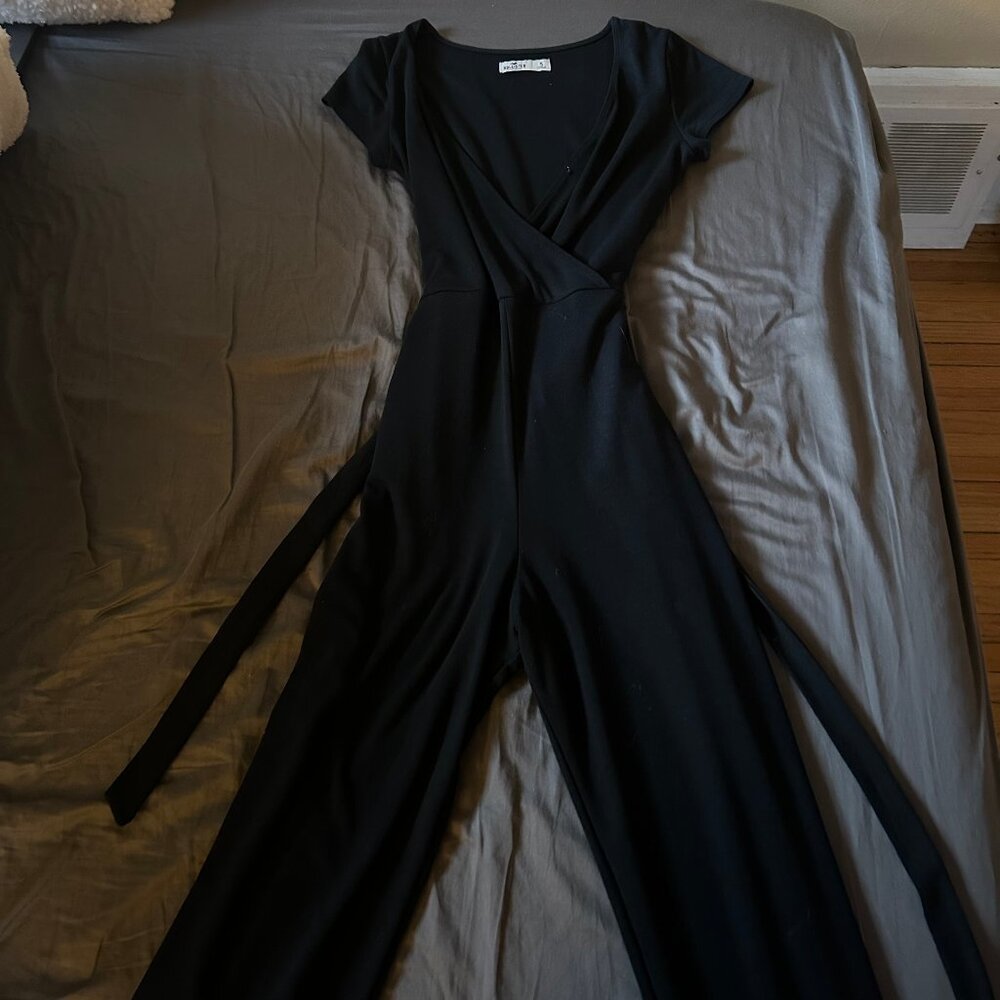 Hollister S black jumpsuit